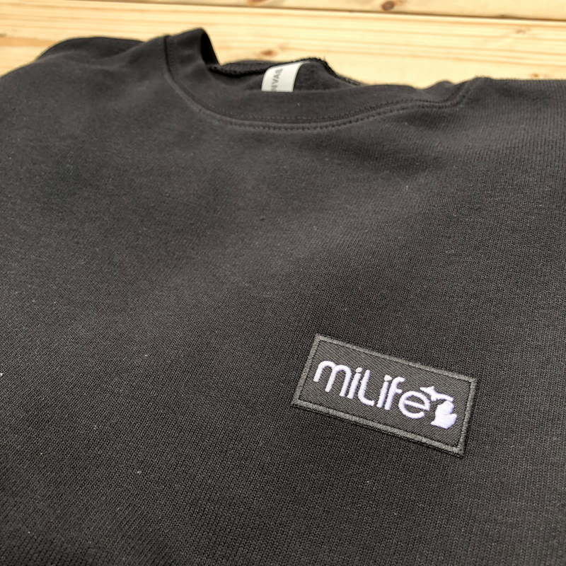 MiLife Sponge fleece crewneck sweatshirt made right here in Michigan 