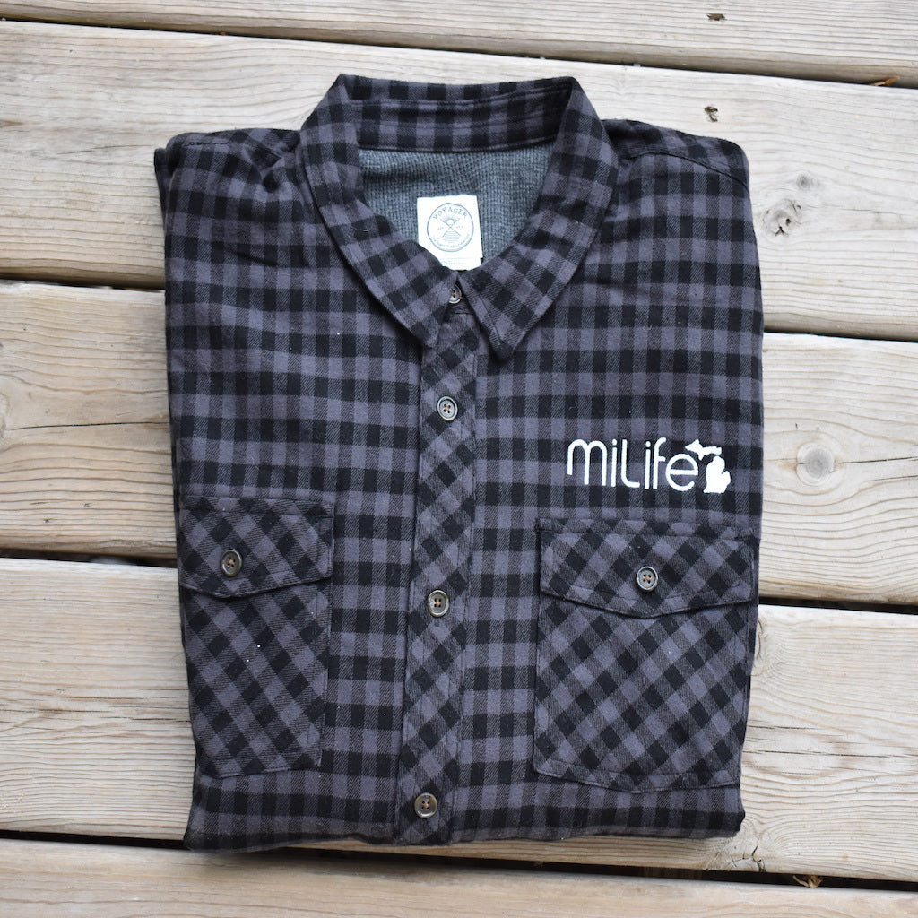 MiLife Plaid Button Down designed by MiLife Clothing Co.