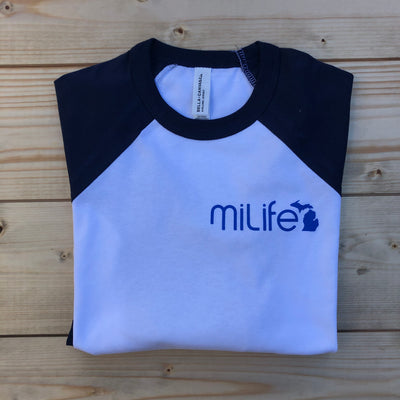 The youth MiLife t-shirt is a soft fabric for a comfortable and warm fit. Assembled in grand rapids Michigan where our company store is located, along with Traverse City, Ann Arbor, Detroit, and east Lansing. Stay cool in the warm weather