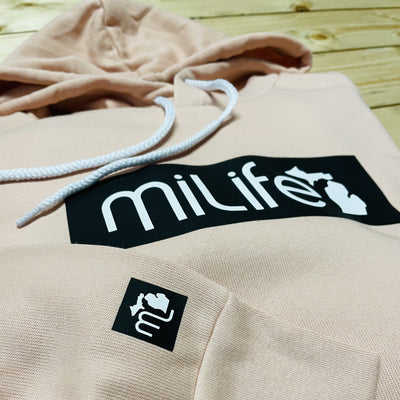 Milife comfy fleece hoodies are great for any michigan occasion. whether you're in grand rapids, traverse dirt, Detroit, ann arbor, or Lansing, our clothing is perfect for your michigan day.